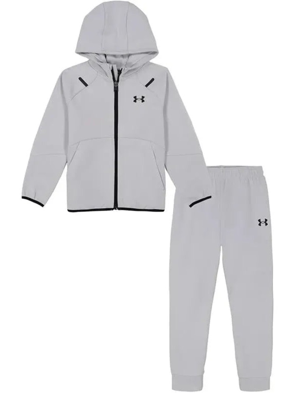 Under Armour Unstoppable Knit Hoodie & Pants Set 3T – Gray – NWT